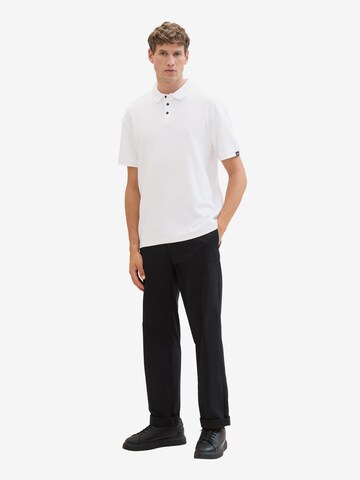 TOM TAILOR DENIM Poloshirt in Weiß