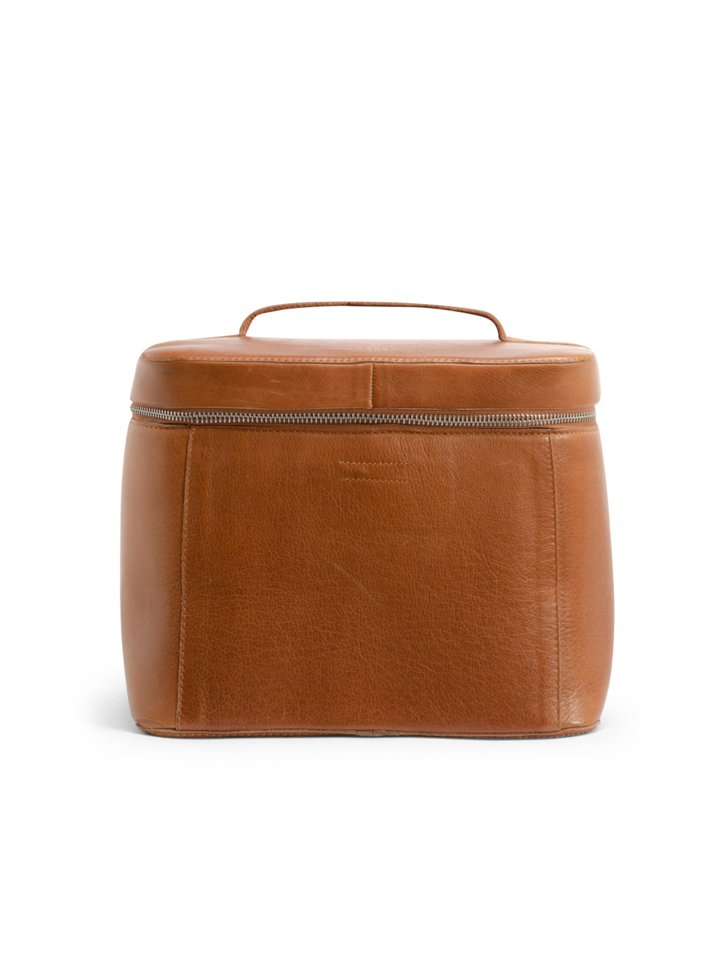 still Nordic Toiletry Bag in Brown: front