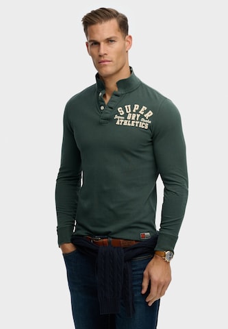 Superdry & Co Shirt 'Vintage Athletic' in Groen: voorkant