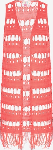 IZIA Kamizelka z dzianiny w kolorze pomarańczowy: przód