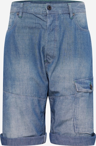 G-Star RAW tavaline Klapptaskutega teksapüksid 'Bearing', värv sinine: eest vaates