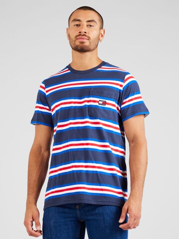 T-Shirt Tommy Jeans en bleu : devant