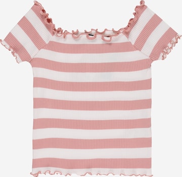 T-Shirt BLUE SEVEN en rose : devant