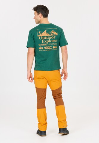 Whistler Regular Outdoor trousers 'Kodiak' in Yellow