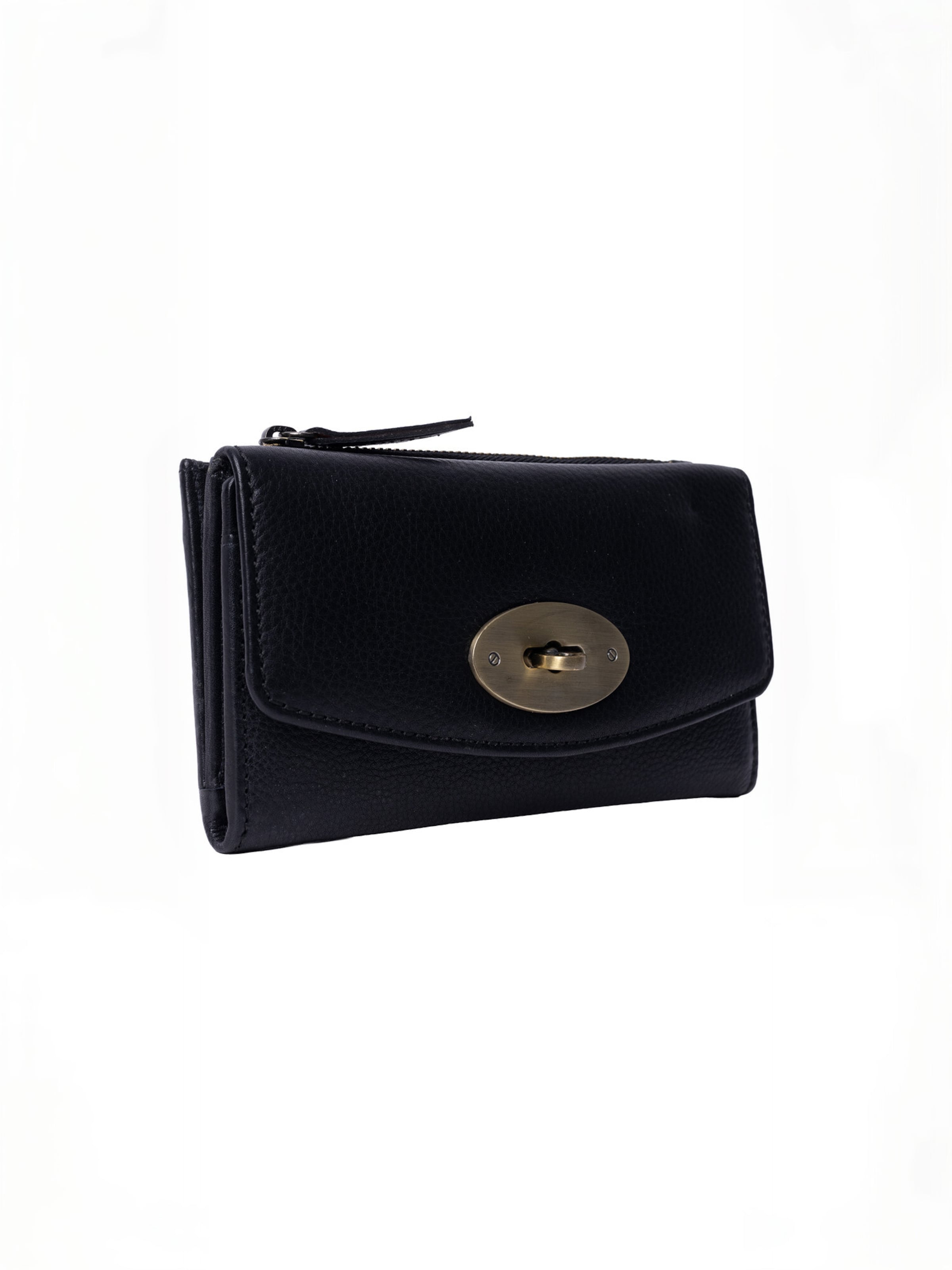 Porte-monnaies ' Saya ' RE:DESIGNED en noir : devant