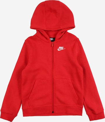 sarkans Nike Sportswear Sportiska jaka: no priekšpuses