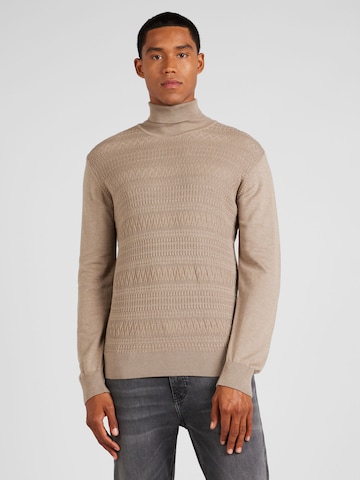 Pull-over Gabbiano en beige : devant