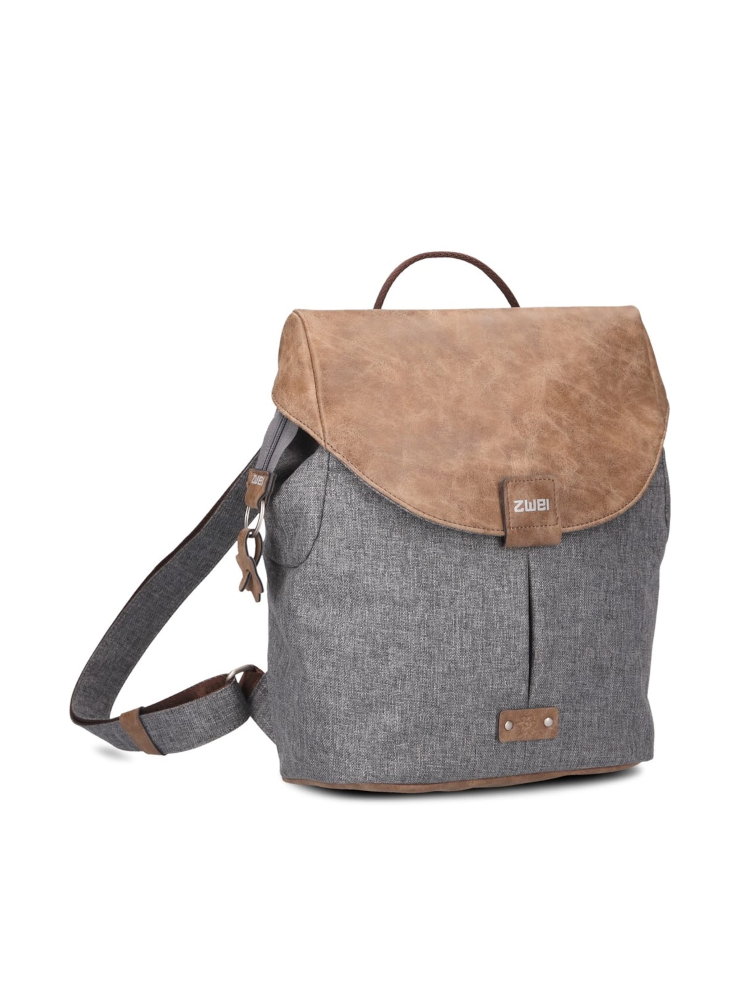 ZWEI Rucksack 'OLLI OR8'‌‌‌‌‌ in Grau: Vorderseite