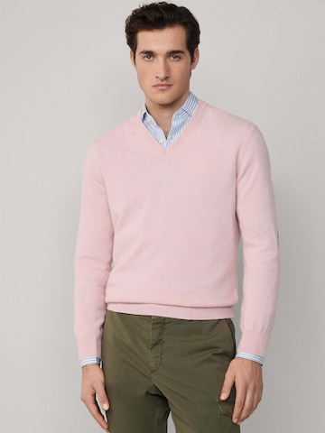 Pull-over Hackett London en rose : devant