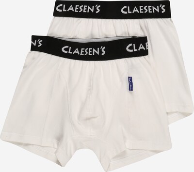 Claesen's Boxershorts in schwarz / naturweiß, Produktansicht