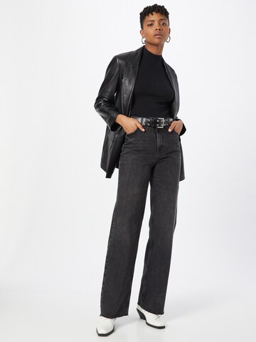 Wide Leg Jean 'Idun' Gina Tricot en noir