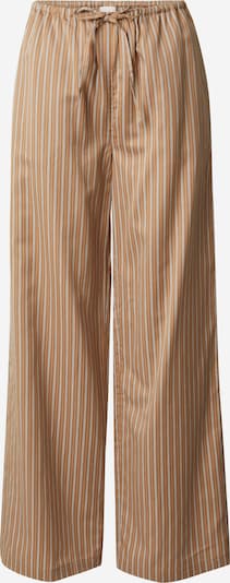 ABOUT YOU x Marie von Behrens Pantalón 'Lia' en marrón / marrón claro / gris plateado / offwhite, Vista del producto