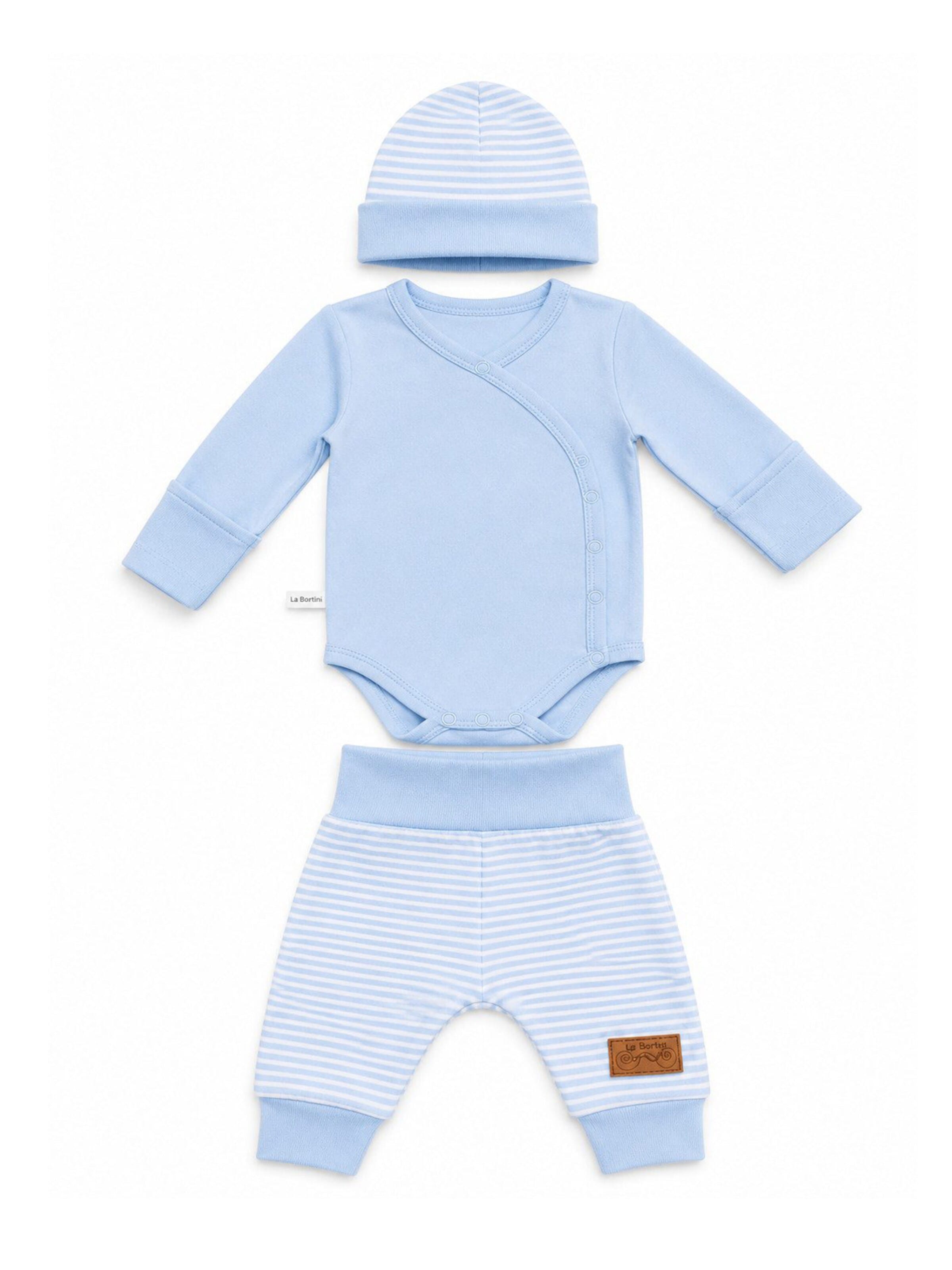 La Bortini Set in Blue: front