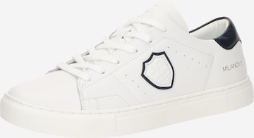 Baskets basses 'Pius' 19V69 ITALIA en blanc : devant