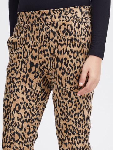 Regular Pantalon 'Kate' ICHI en beige