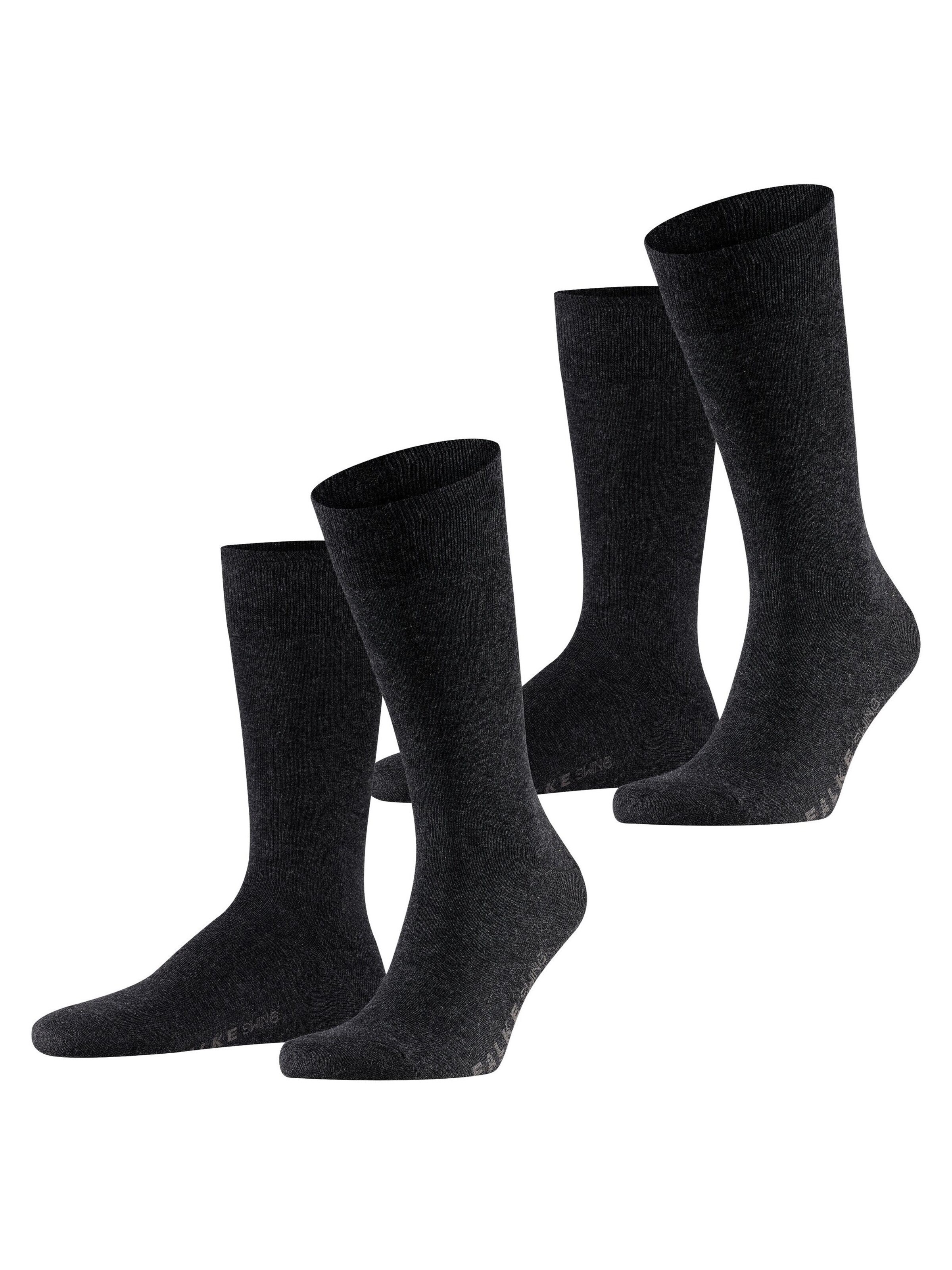 FALKE Socks 'Swing 2-Pack' in Grey