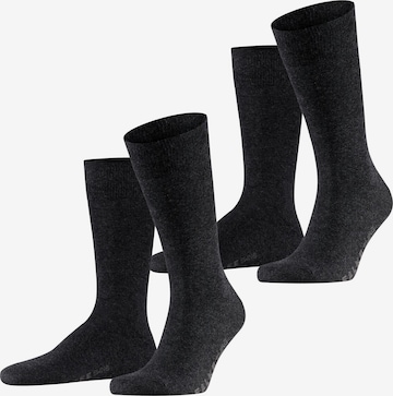 FALKE Socks 'Swing 2-Pack' in Grey: front