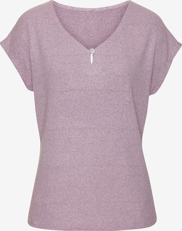 LASCANA Pullover in Lila: Vorderseite
