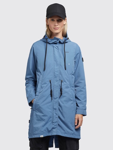 Manteau mi-saison 'Adda2' khujo en bleu : devant