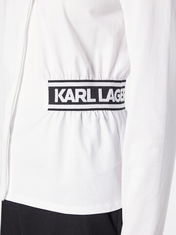Karl Lagerfeld Bluse in Weiß