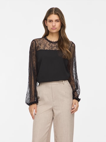 VILA - Blusa 'CLARA' en negro: frente