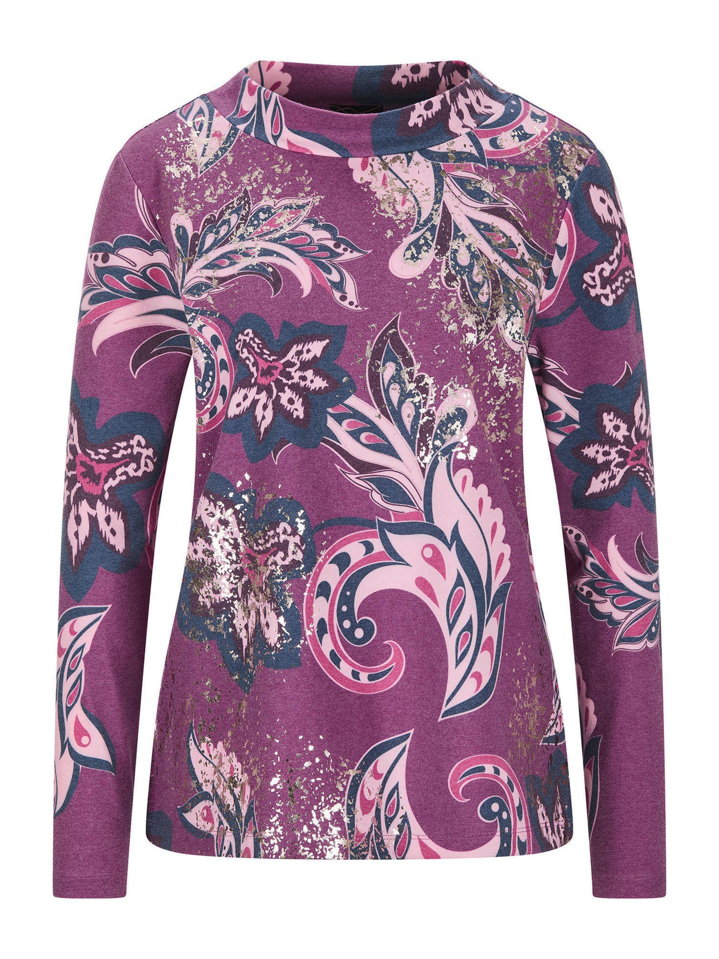 Sweat-shirt Goldner en violet : devant