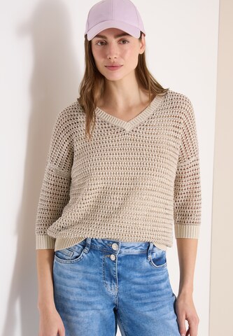 CECIL Pullover in Beige: Vorderseite