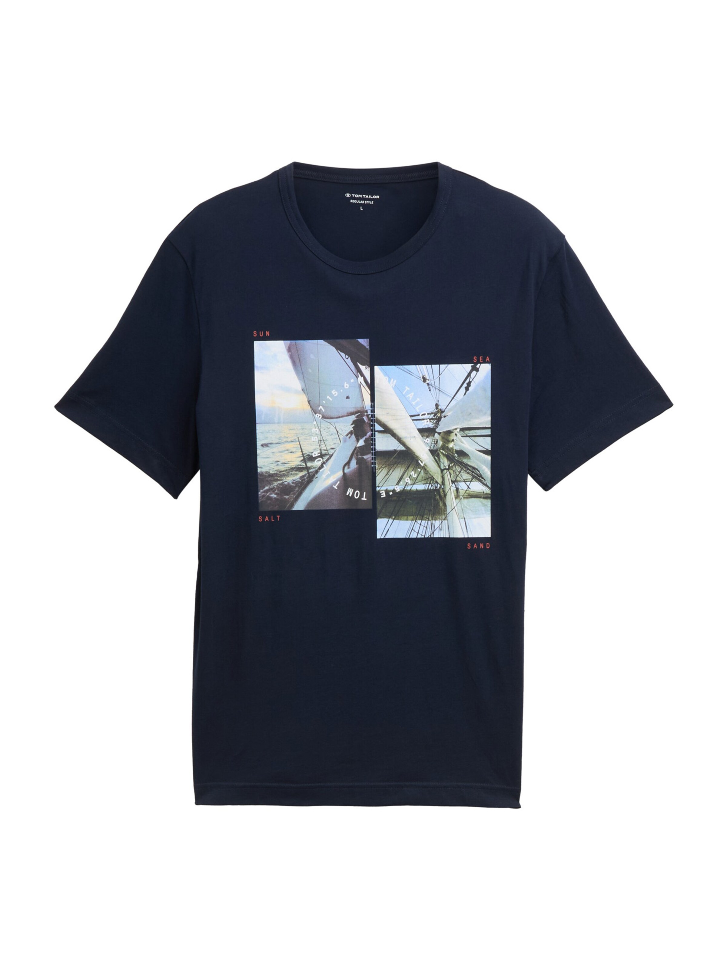 TOM TAILOR - Camisa em azul: frente