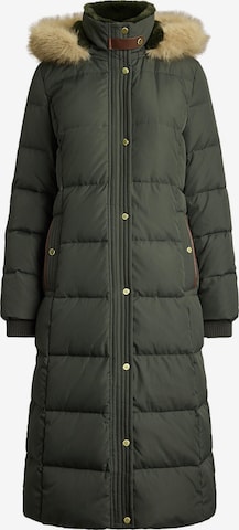 Cappotto invernale di Lauren Ralph Lauren in verde: frontale