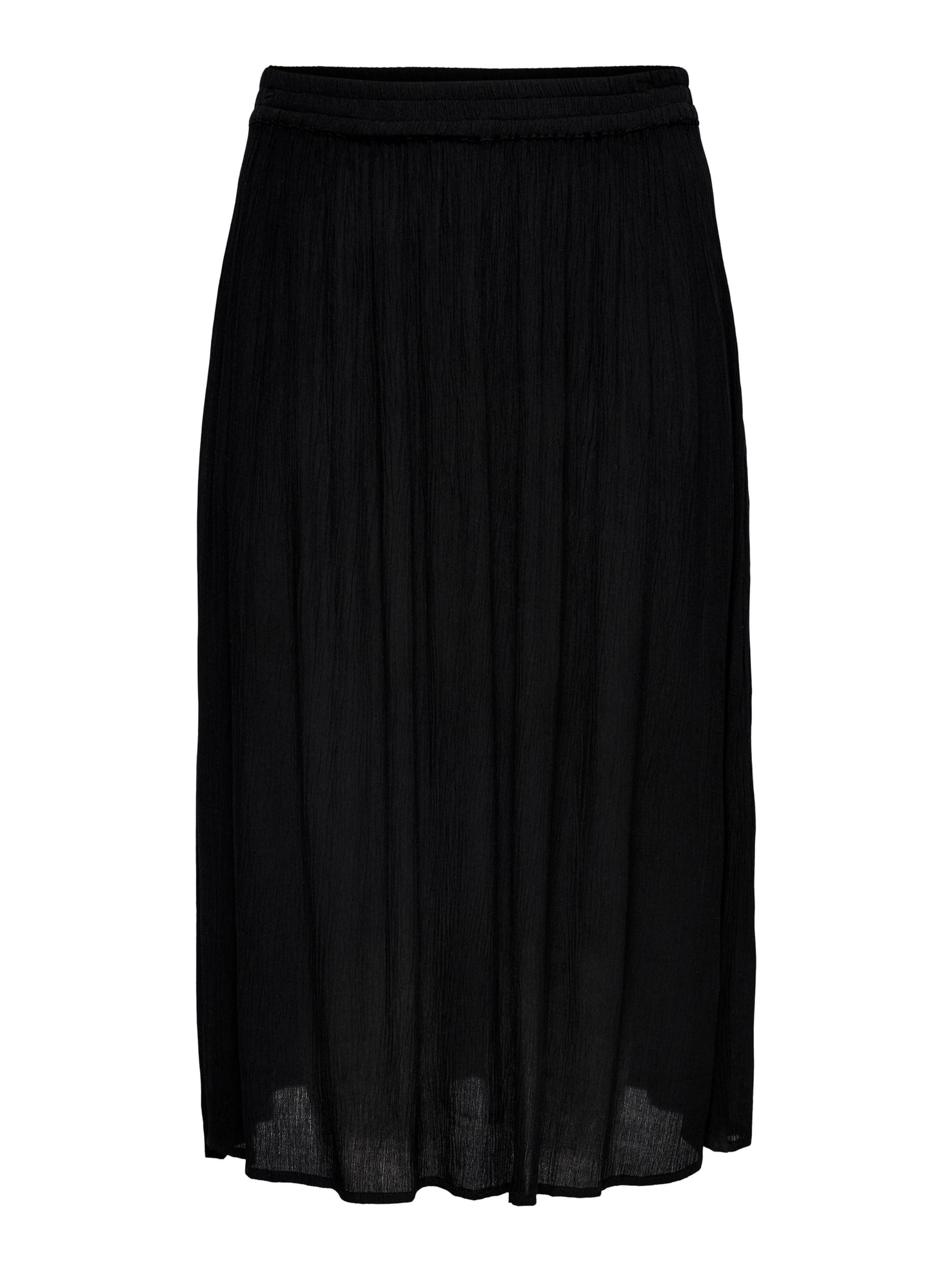 ONLY Carmakoma - Falda 'TRIB' en negro: frente