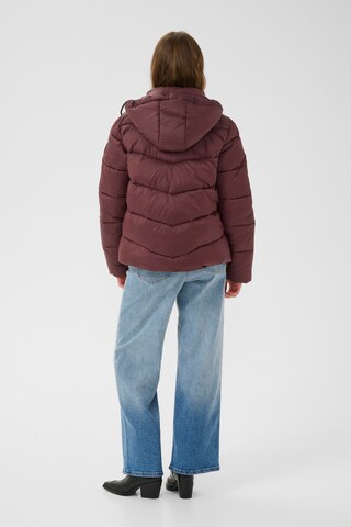 Kaffe Winterjas 'Susanne' in Rood