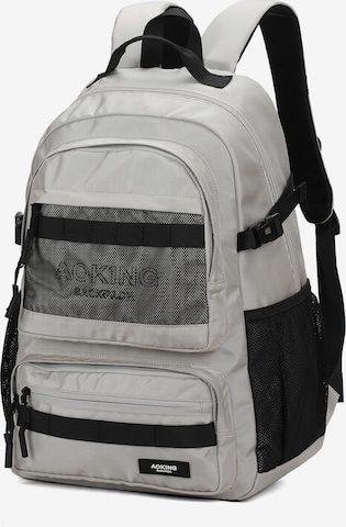 Aoking Backpack in White: front