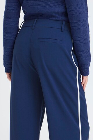 b.young Wide leg Trousers 'BYDanta' in Blue