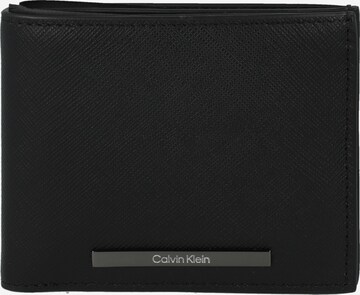 Calvin Klein - Carteiras 'MODERN BAR' em preto: frente