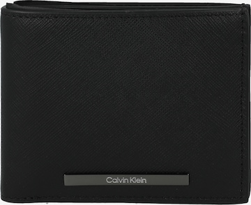 Calvin Klein Lommebok 'MODERN BAR' i svart: forside