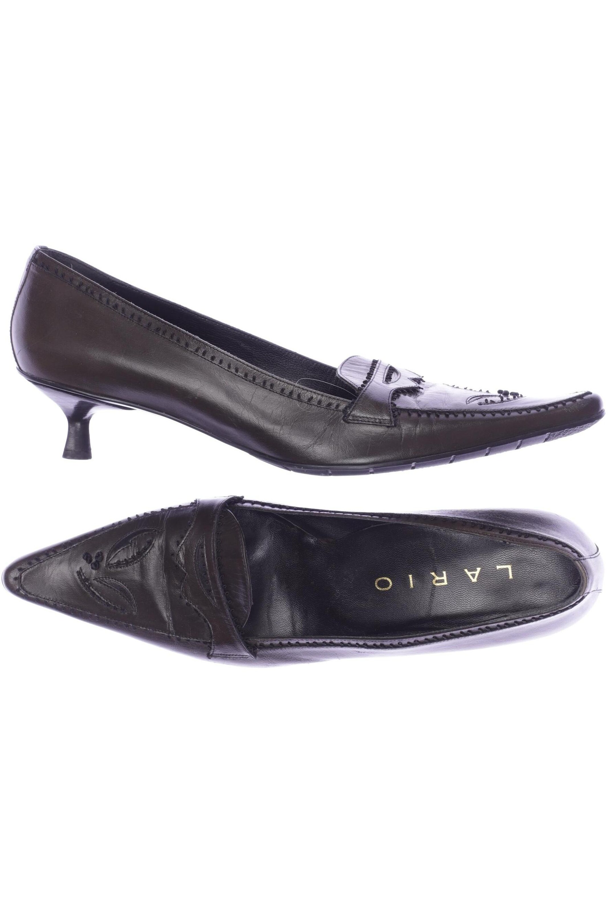 Lario 1898 Pumps 40,5 in Grün: Vorderseite