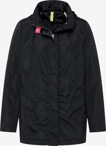 Ulla Popken Between-Season Jacket in Black: front