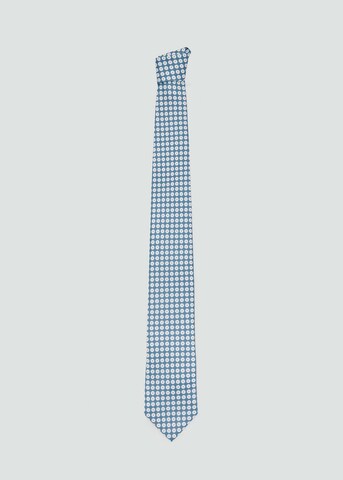 MANGO MAN Tie 'Flor' in Blue