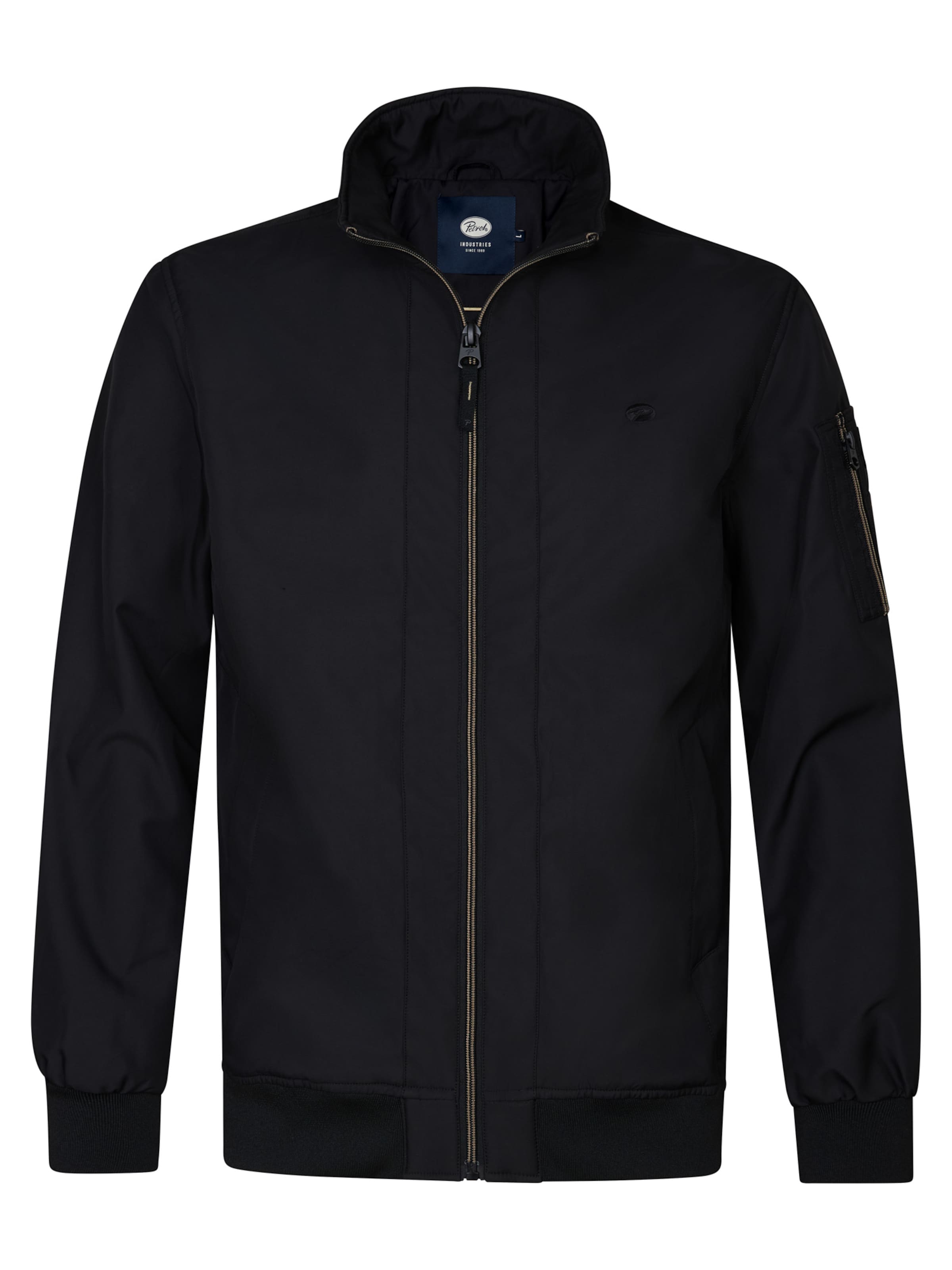 Petrol Industries Välikausitakki värissä musta: etupuoli