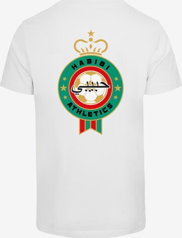 Tricou 'Habibi' de la Mister Tee pe alb