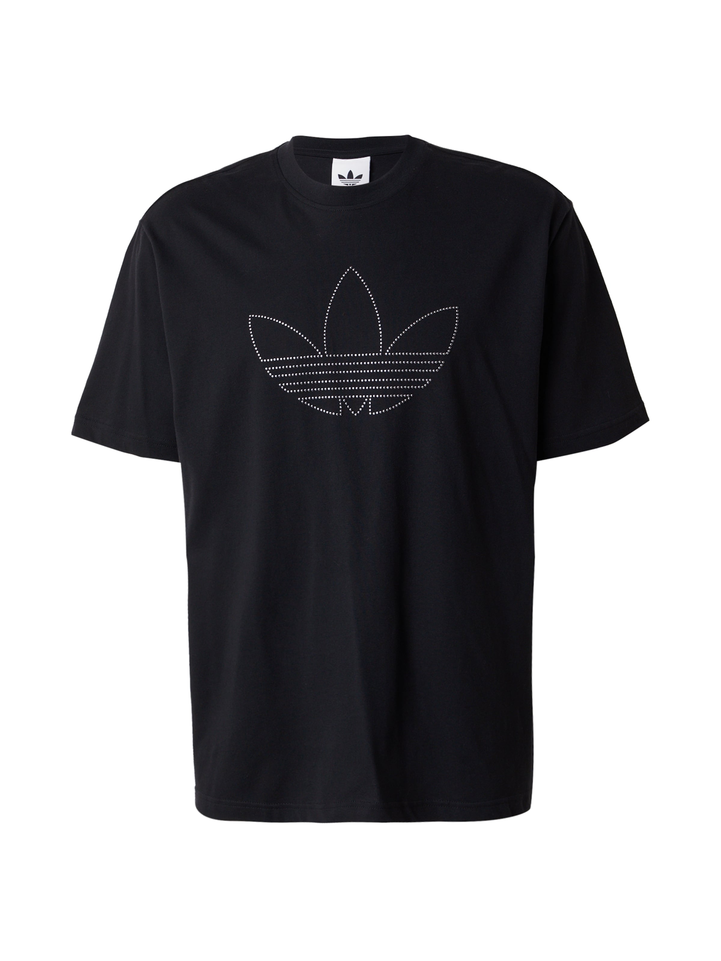 ADIDAS ORIGINALS Majica | črna barva: sprednja stran