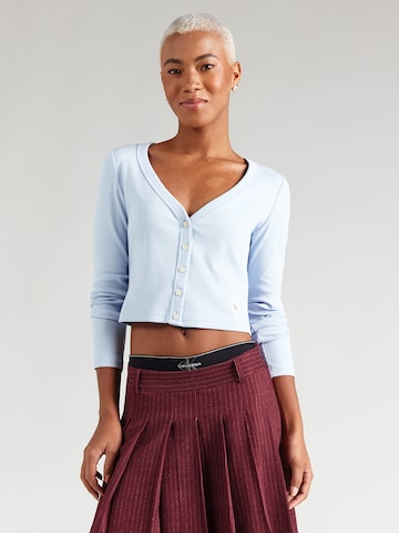 Cardigan Calvin Klein Jeans en bleu : devant