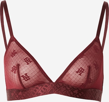 Triangle Soutien-gorge Tommy Hilfiger Underwear en rouge : devant