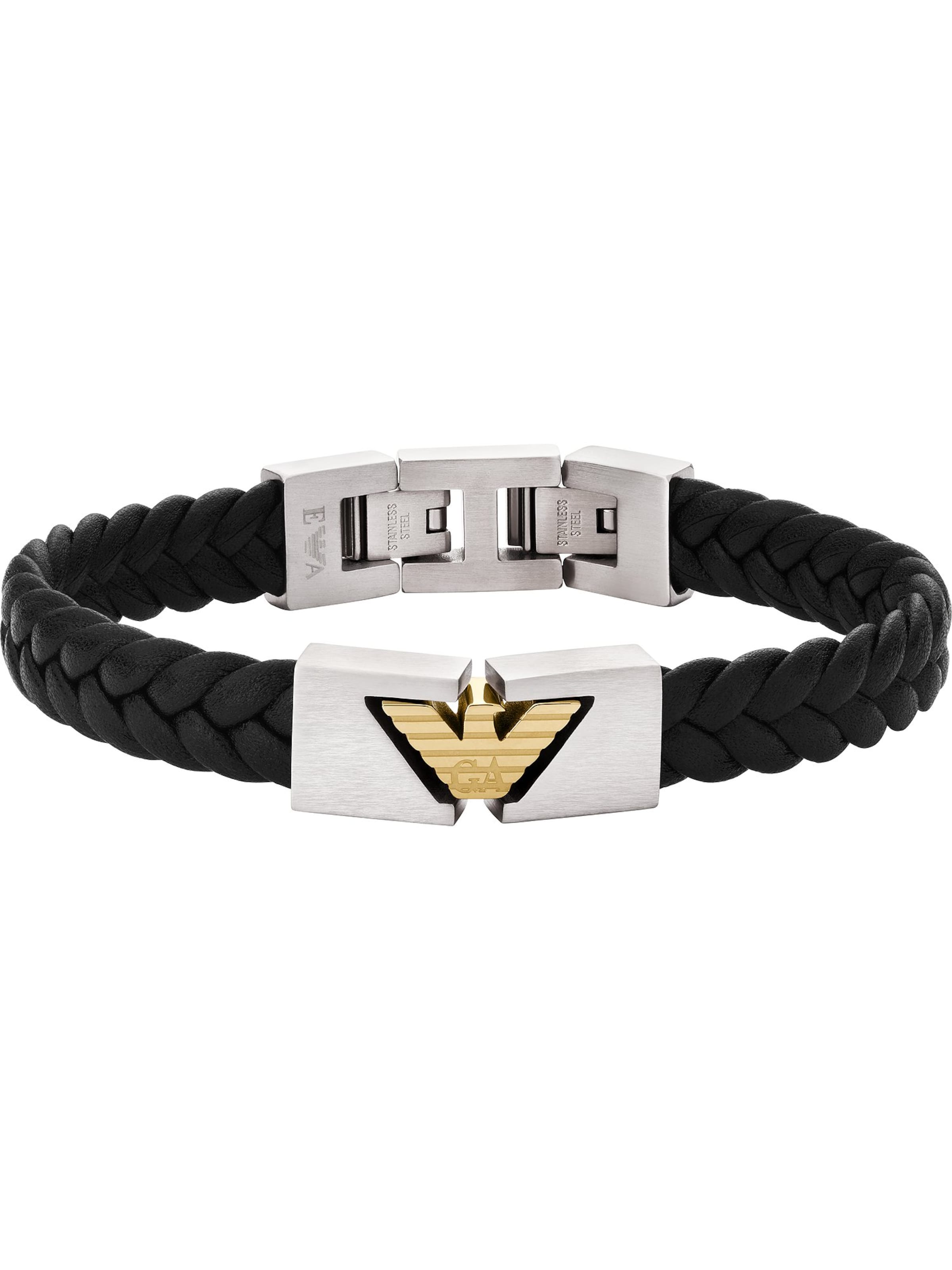 Emporio Armani Armband in schwarz, Produktansicht