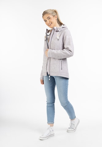 Schmuddelwedda Fleece jas in Lila