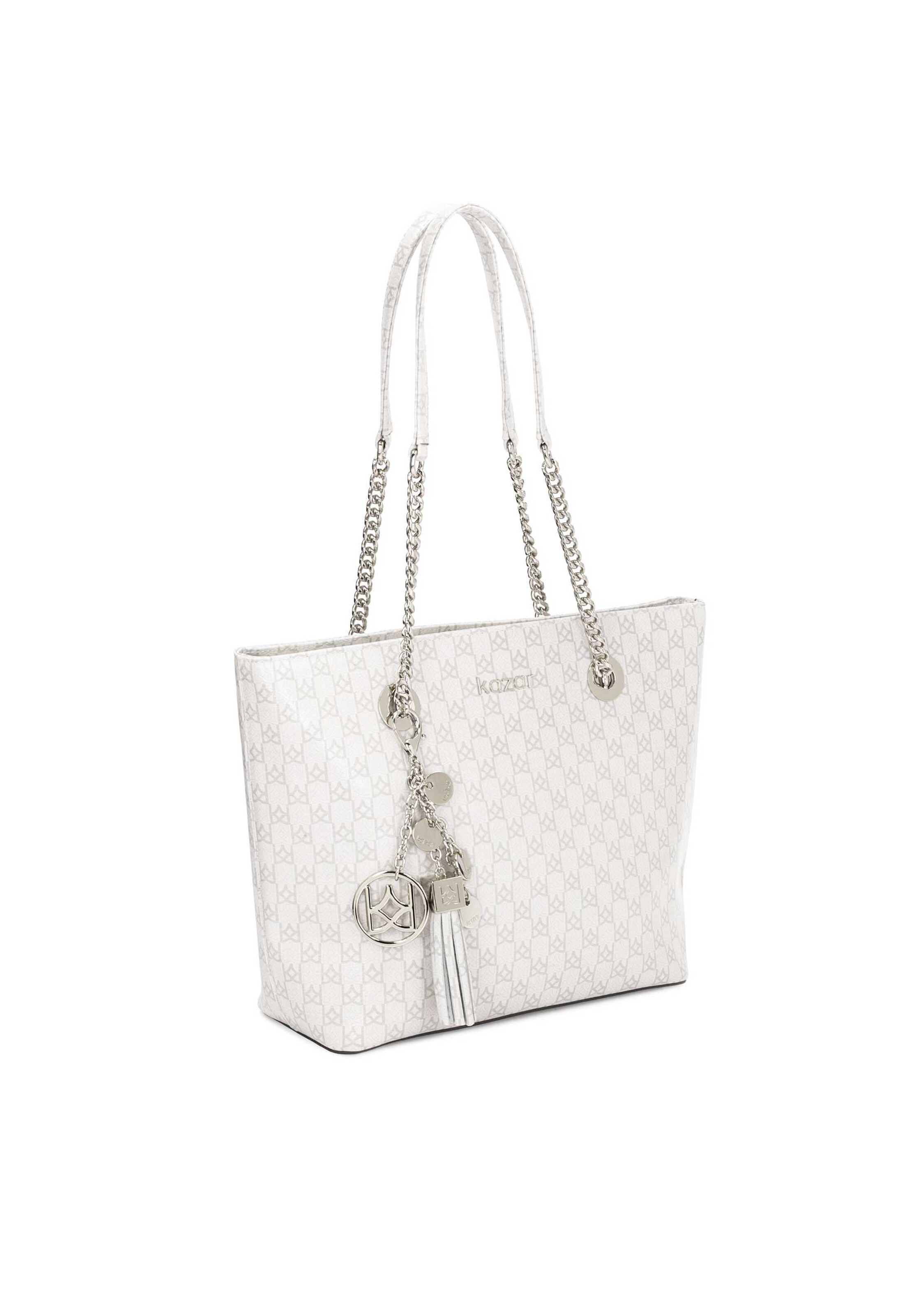 Kazar "Чанта тип ""Shopper""" в бяло