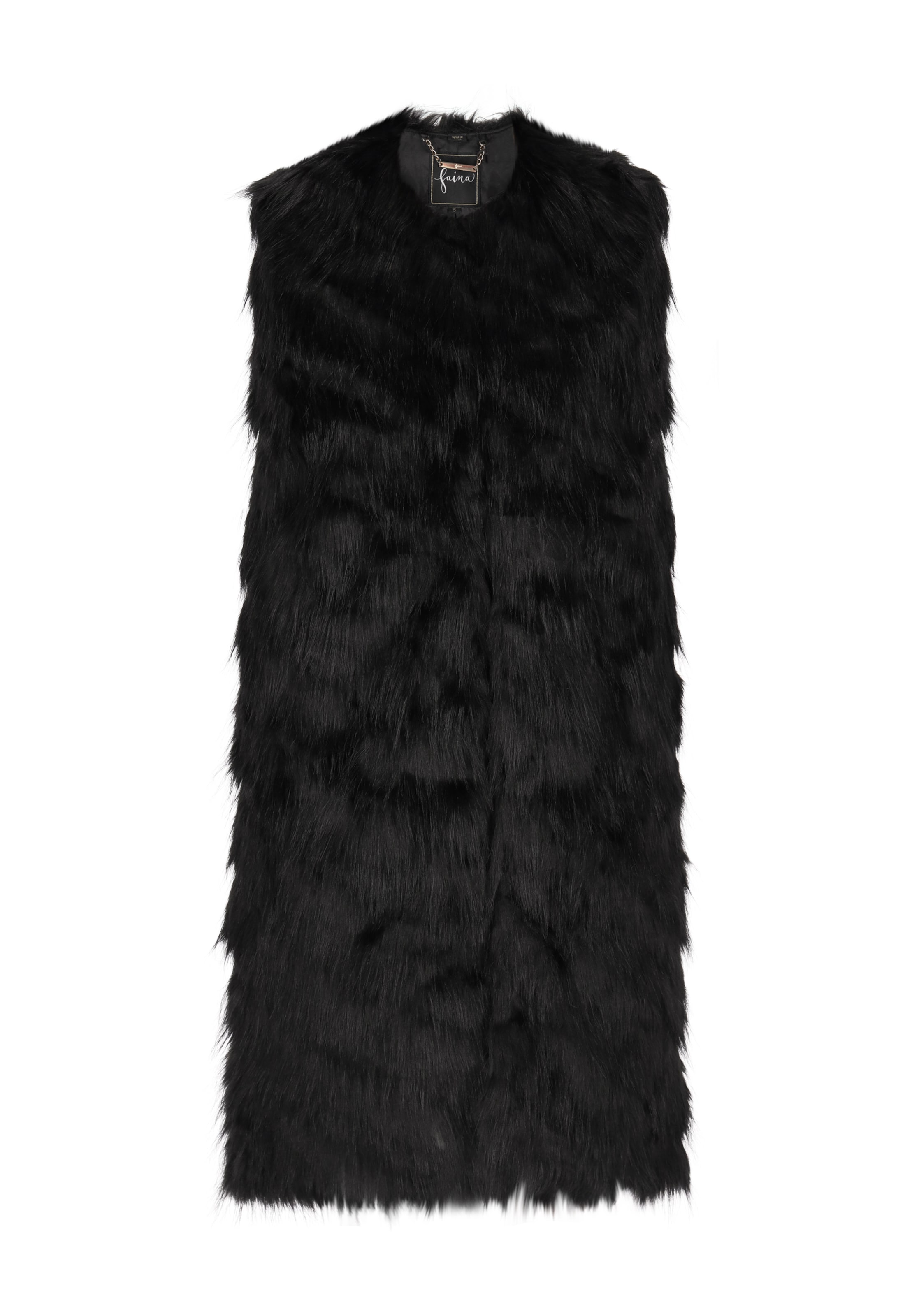 faina Γιλέκο σε μαύρο: μπροστά