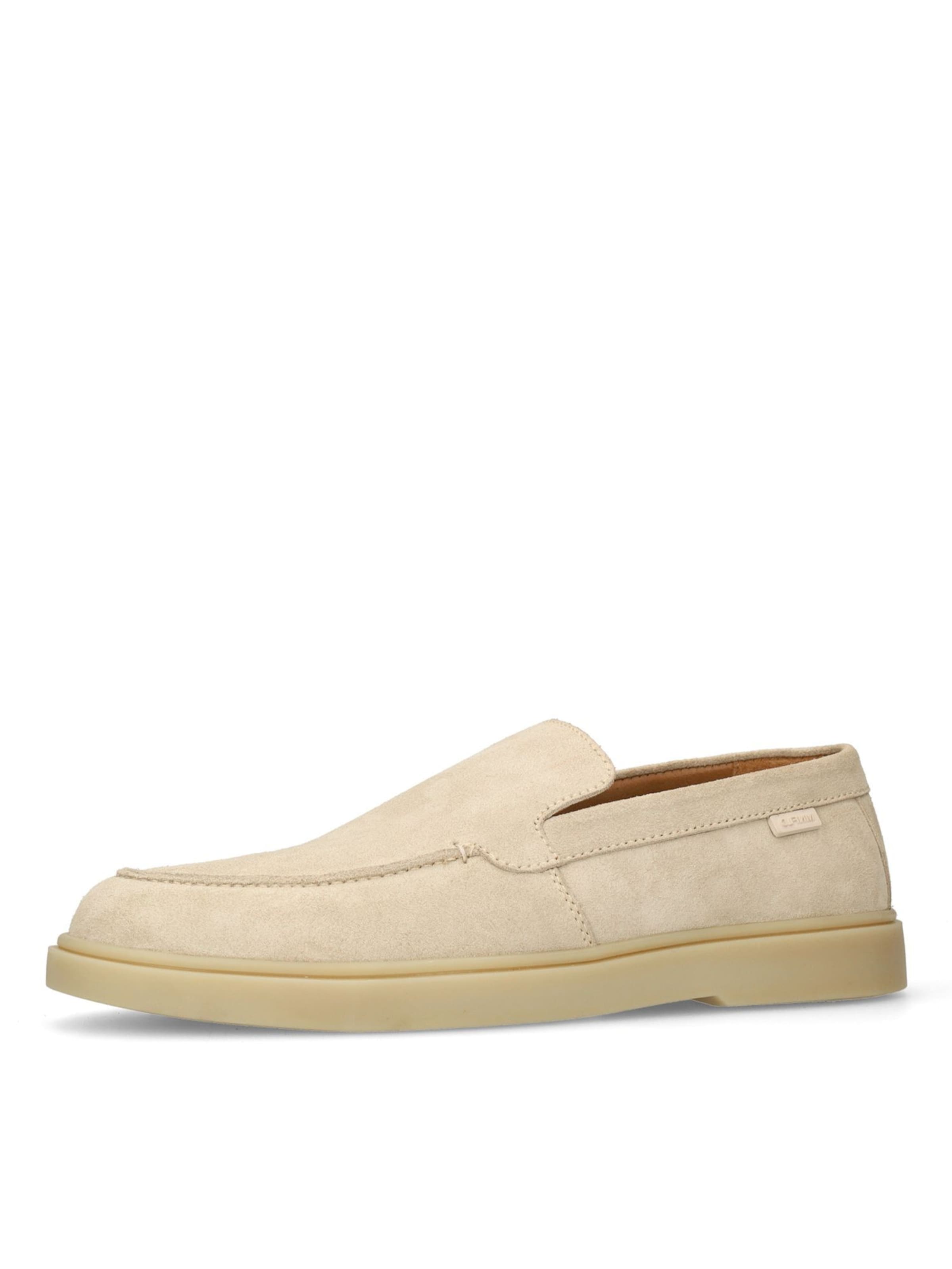 MANFIELD Classic Flats in Beige: front