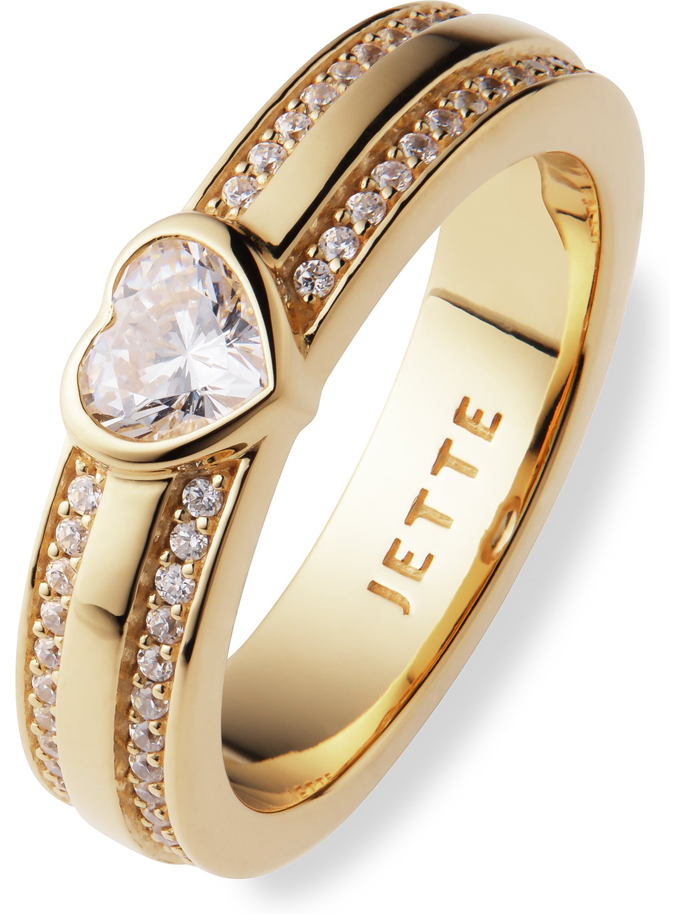 JETTE Ring in Gold: Vorderseite