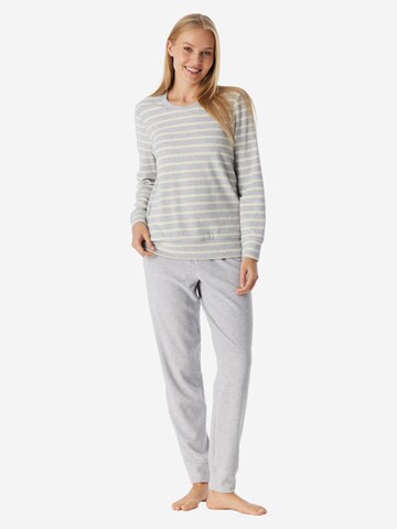 SCHIESSER Pyjama 'Casual Essentials'‌‌‌‌‌‌ in Grau